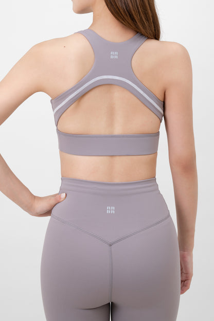 High-Waist X-leggings · Lavender-Grey