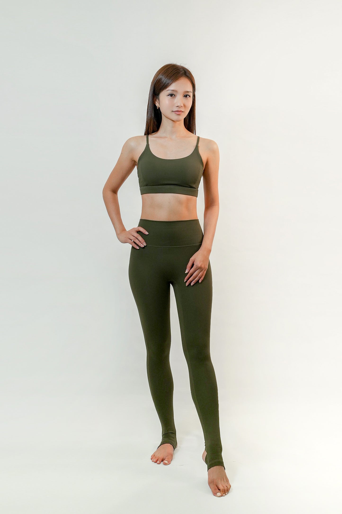 Essential V-Bra · Olive